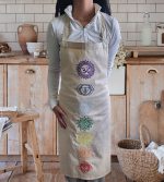 Organic Embroidered Chakra Apron - Image 4
