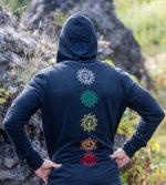 Organic Embroidered Chakra Hoodie - Image 2