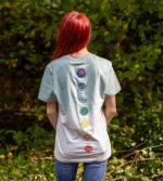 Organic Embroidered Chakra Tie-Dye T-Shirt