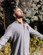 Organic Embroidered Spiritual Buddah Shirt - Image 2